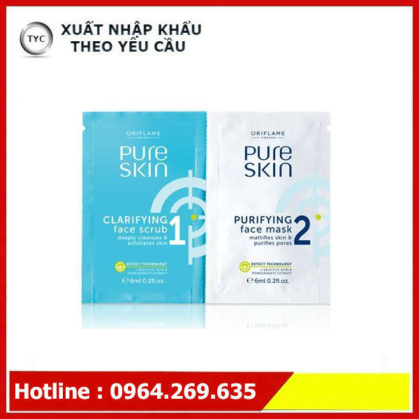 1 Clarifying Face Scrub & 2 Purifying Face Mask