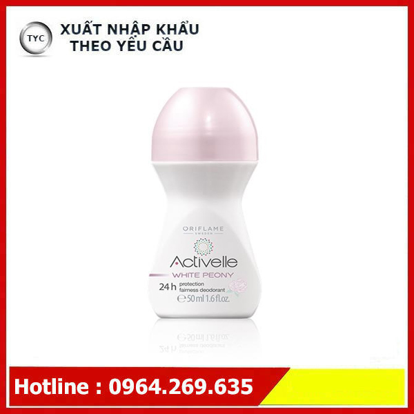 Activelle White Peony 24h Proctection Fairness Roll-on Deodorant