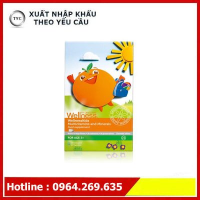Thực phẩm bảo vệ sức khỏe WellnessKids Multivitamins & Minerals
