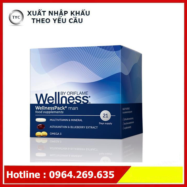 Thực phẩm bảo vệ sức khỏe WellnessPack man
