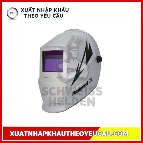 Automatikhelm SINO flashweld XLI silber