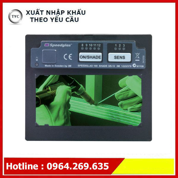 Mũ hàn điện tử nhập khẩu Đức 3M Speedglas 100V1