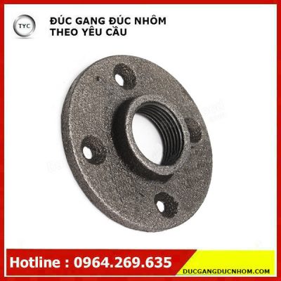 Mặt bích gang ren phi 21