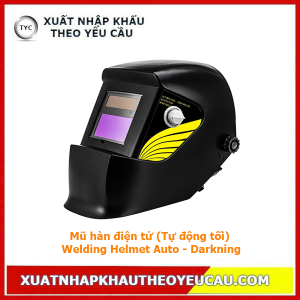 mũ hàn điện tử tự động tối