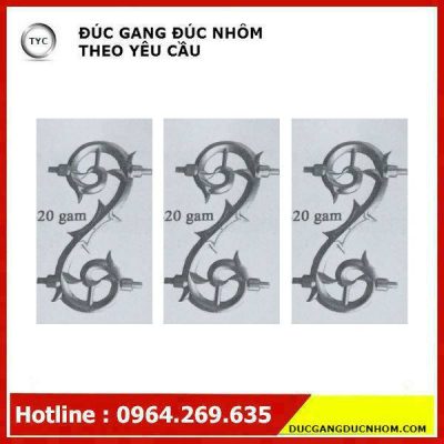 Bông gang hoa văn gang mẫu 100