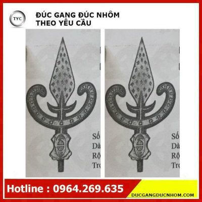 Bông gang hoa văn gang mẫu 105