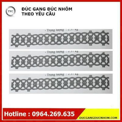 Bông gang hoa văn gang mẫu 118