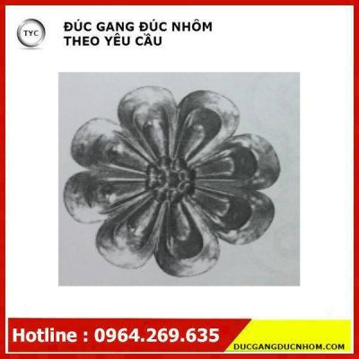 Bông gang hoa văn gang mẫu 12