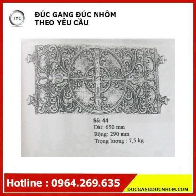 Bông gang hoa văn gang mẫu 156