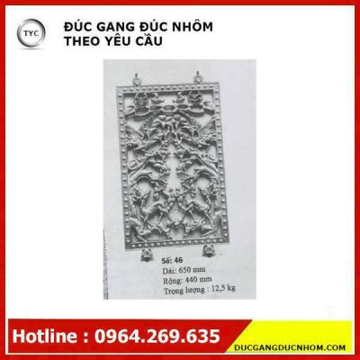 Bông gang hoa văn gang mẫu 158
