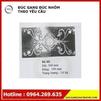 Bông gang hoa văn gang mẫu 171