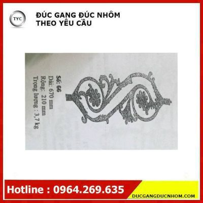Bông gang hoa văn gang mẫu 172