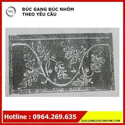 Bông gang hoa văn gang mẫu 176