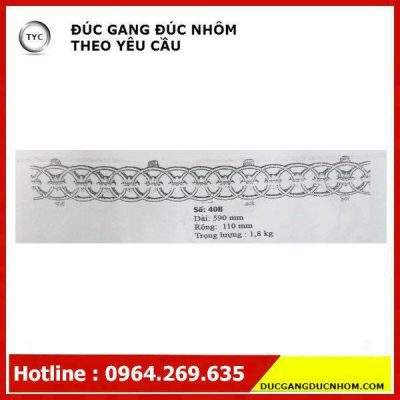 Bông gang hoa văn gang mẫu 184