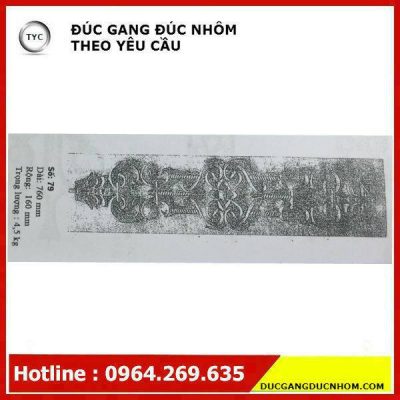 Bông gang hoa văn gang mẫu 191