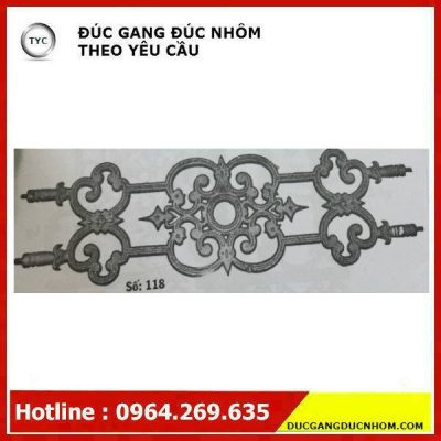 Bông gang hoa văn gang mẫu 2