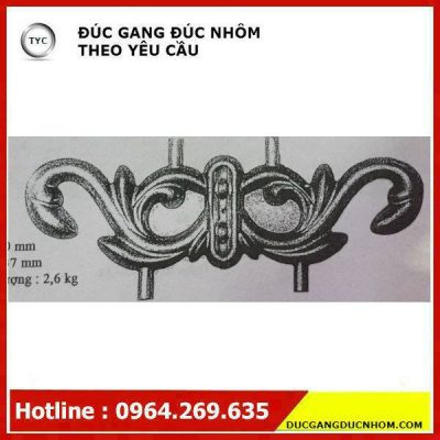 Bông gang hoa văn gang mẫu 20