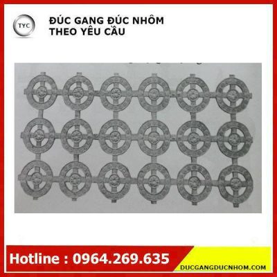 Bông gang hoa văn gang mẫu 28