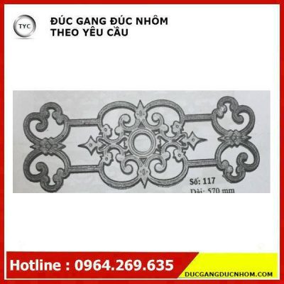 Bông gang hoa văn gang mẫu 43