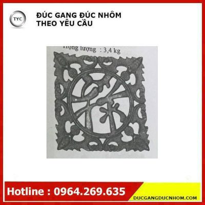 Bông gang hoa văn gang mẫu 52