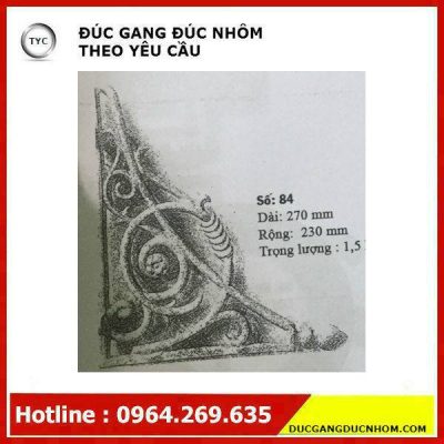 Bông gang hoa văn gang mẫu 54