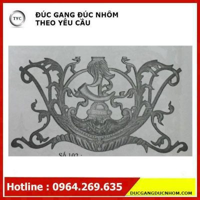 Bông gang hoa văn gang mẫu 63