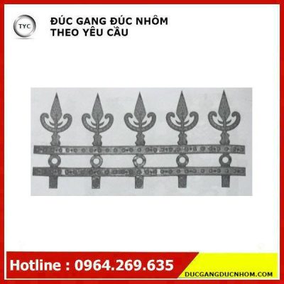 Bông gang hoa văn gang mẫu 68