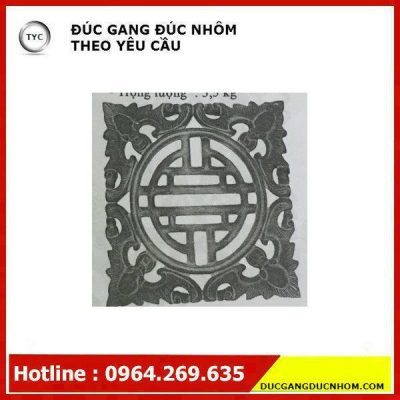 Bông gang hoa văn gang mẫu 8