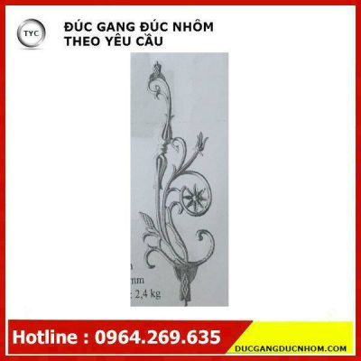 Bông gang hoa văn gang mẫu 85