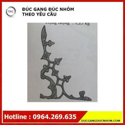 Bông gang hoa văn gang mẫu 98