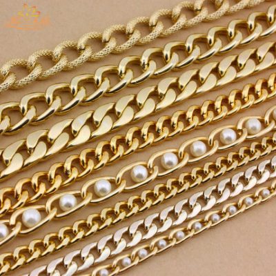 Chuỗi túi phụ kiện trang sức túi chuỗi vòng eo chuỗi vai kim loại dây đeo vai chuỗi túi nhôm mua đơn