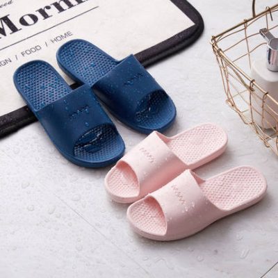 Bo Yang nhà dệt mới giày nhà mềm đế mềm chống trơn trượt phòng tắm dép nữ mùa hè dép nhà và dép nam