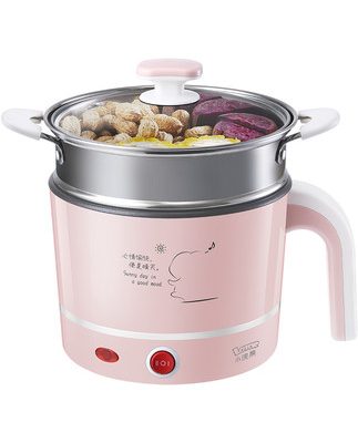 Con gấu trúc nhỏ điện sinh viên ký túc xá điện sinh viên ăn liền nấu cháo nồi điện nhỏ nồi nhỏ nồi lười nồi bếp nhỏ