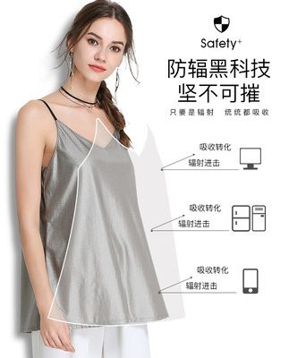 Trang phục phù hợp với bà bầu mùa hè đích thực bức xạ bảo vệ quần áo nữ tạp dề mặc công việc mang thai bức xạ vô hình