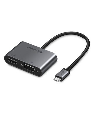 Greenlink type-c bật hdmi + vga kết nối máy tính Apple macbook air cho ipadpro Huawei p30 phụ kiện máy tính xách tay có màn hình TV máy chiếu sét 3 bộ chuyển đổi