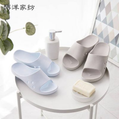 Bo Yang nhà dệt dép mùa hè nhà phụ nữ dép mùa hè mềm mại và dép nam dép thời trang trong nhà