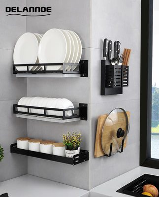Kệ bếp miễn phí đột tường treo thớt trường hợp thớt thớt gia vị dao giữ đũa giá lưu trữ vật tư