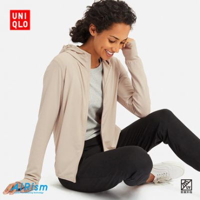 Áo len thể thao nữ UV UV trùm đầu (áo dài tay) 413363 UNIQLO