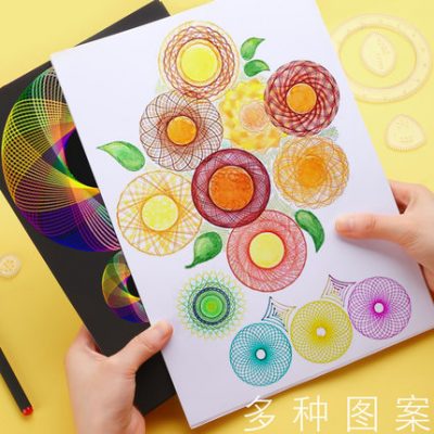Phép thuật đa dạng hoa ma thuật cai trị đặt hoa cai trị đường cong học sinh đường cong trẻ em vẽ tranh nhộn nhịp hoa văn rỗng ma thuật vẽ lớn văn phòng phẩm đa chức năng