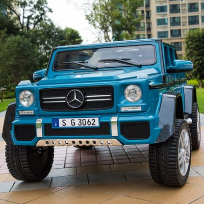 Xe điện đôi cho trẻ em siêu xe Mercedes-Benz G có thể ngồi người lớn điều khiển từ xa bốn bánh trẻ em đồ chơi xe địa hình