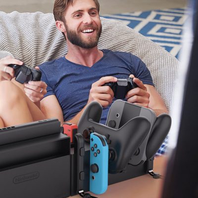 Nintendo Switch gamepad pro phụ kiện JoyCon sạc máy chủ khung máy chơi game NS cơ sở