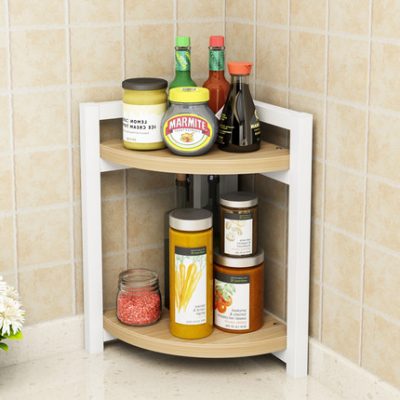 Góc bếp kệ bếp cung cấp dụng cụ lưu trữ bộ phận lưu trữ kệ tầng nhiều tầng lưu trữ giá gia vị