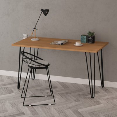 Bàn máy tính Bắc Âu IKEA Bàn làm việc đơn giản Bàn làm việc đơn giản Bàn rèn sắt Mỹ Bàn thiết kế bàn