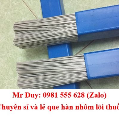 Que hàn nhôm có sẵn lõi thuốc bên trong