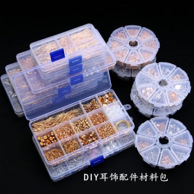 Tự làm thủ công bông tai phụ kiện vật liệu gói bông tai tai clip bông tai tai móc tai trang sức công cụ thiết lập