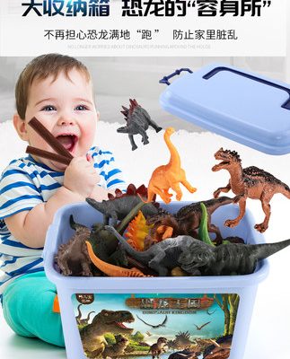 Bộ đồ chơi khủng long trẻ em mô phỏng động vật tyrannosaurus lớn mô hình đồ chơi bằng nhựa cậu bé 4 tuổi 10 tuổi 5