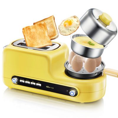 Gấu Omelette hấp trứng Máy nướng bánh mì gia đình Bữa sáng Máy nướng bánh mì nhỏ Thiết bị chiên chảo Thiết bị hàng đầu chính thức