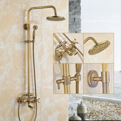 Bộ sen đồng – vòi hoa sen Retro