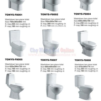 Bàn cầu vệ sinh TONYS