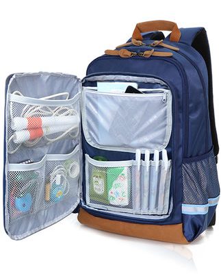 Disney schoolbag cậu học sinh tiểu học 1-3-4 lớp năm 6-12 tuổi cô bé gánh ba lô